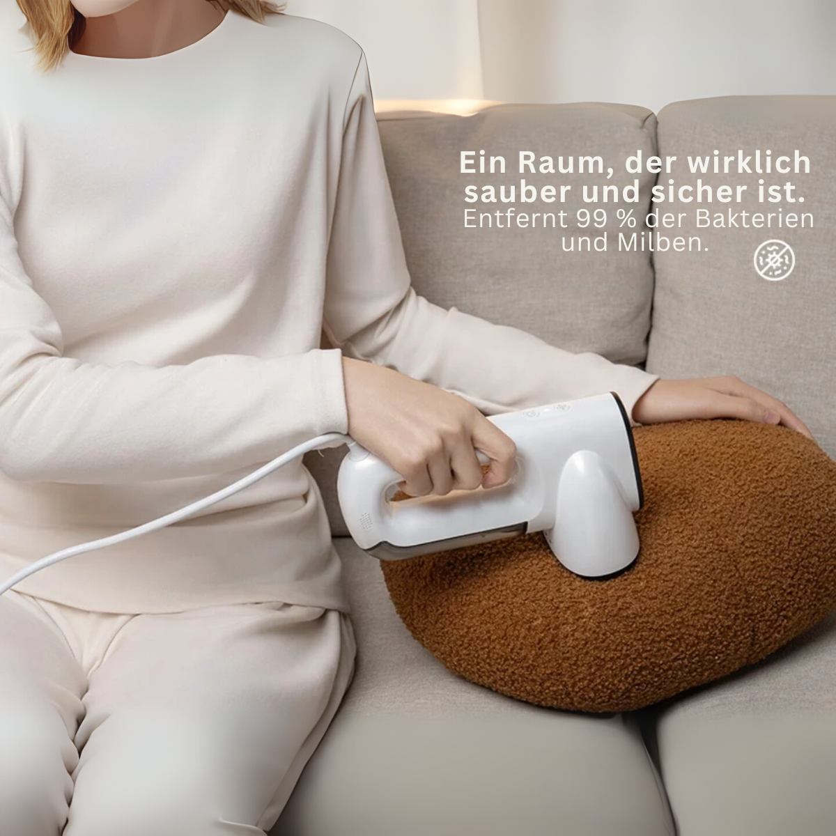 Dampfbügeleisen mit integrierter Absaugung