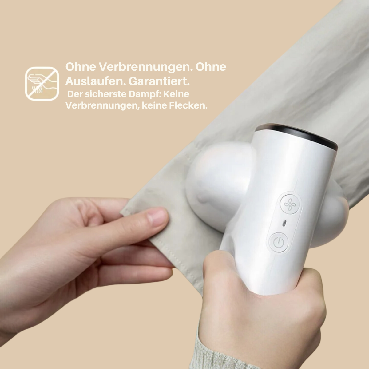 Dampfbügeleisen mit integrierter Absaugung