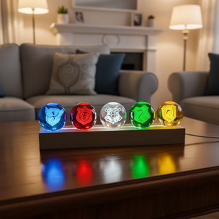 Häuser der Magie™ – Leuchtendes Kristallkugel-Set