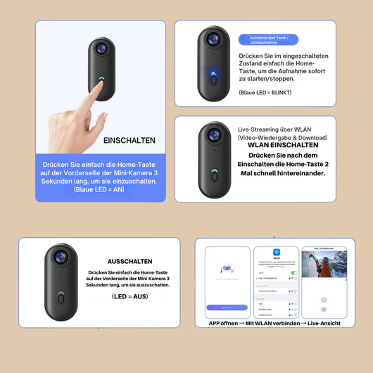 PureSense™ Mini Kamera