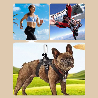 Bodycam-Modus (Magnet-Halterung & Tragbarer Clip)